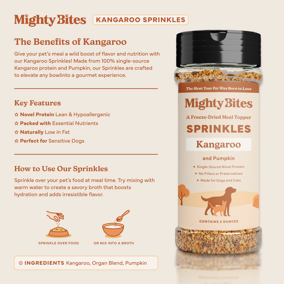Kangaroo & Pumpkin Sprinkles